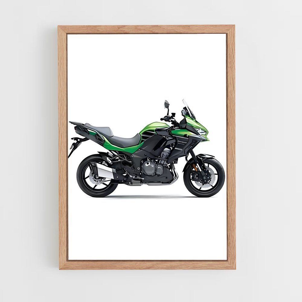 Poster Kawasaki Versys 1000 Adventure (vue 4)